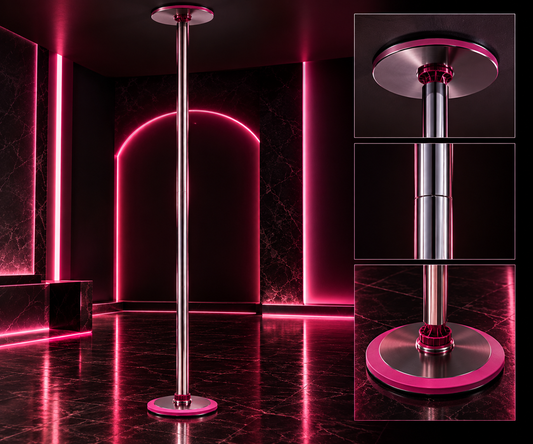 Barra de pole dance estática Mipole ajustable | Áurea Panther